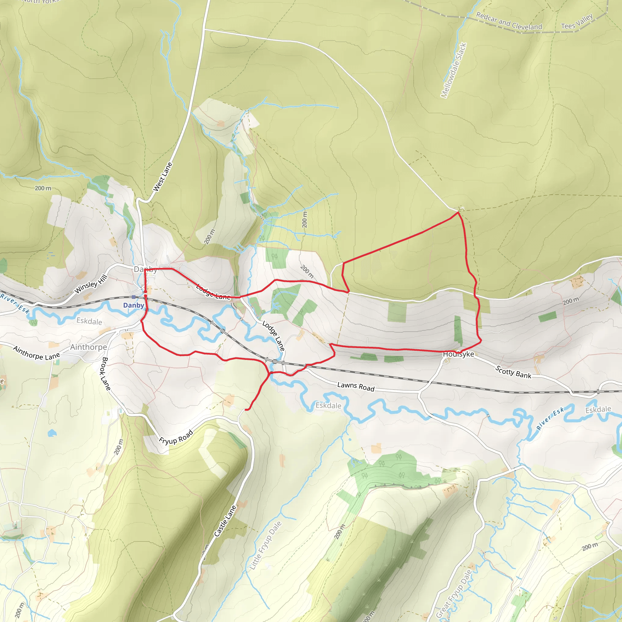 Danby Beacon mobile static map