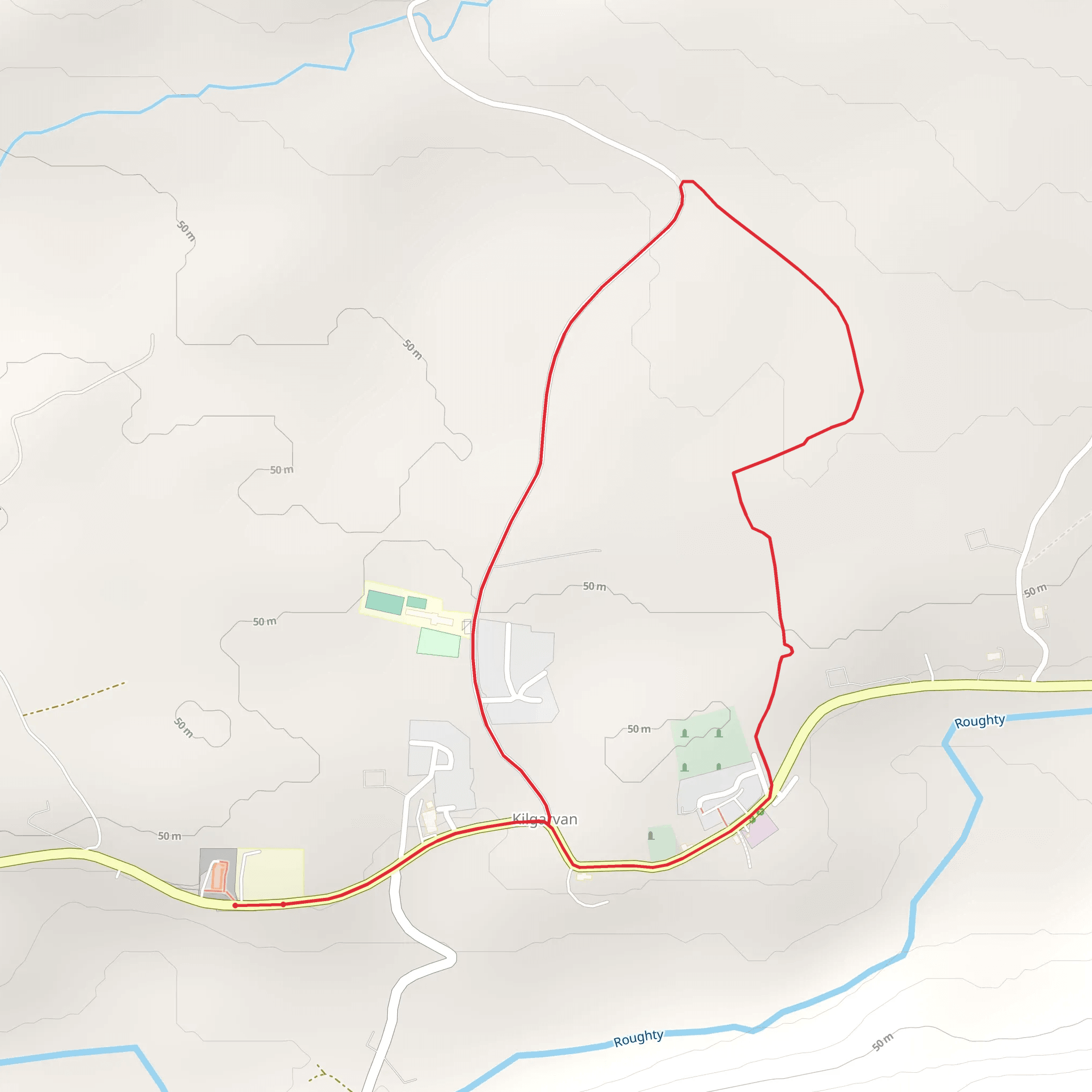 Kilgarvan Village Loop mobile static map