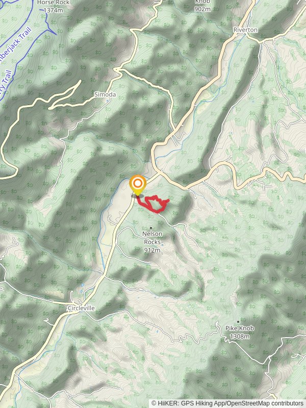 Judy Rocks and Nelson Gap Lane Loop