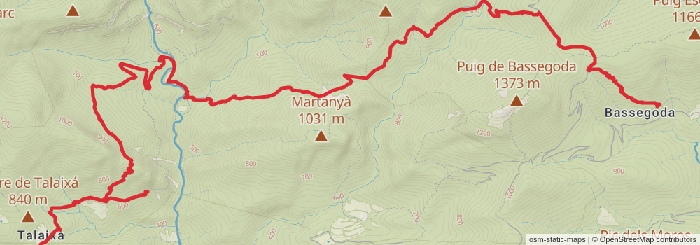 GR 11 Senda Pirenaica Cataluña stage 21 Map