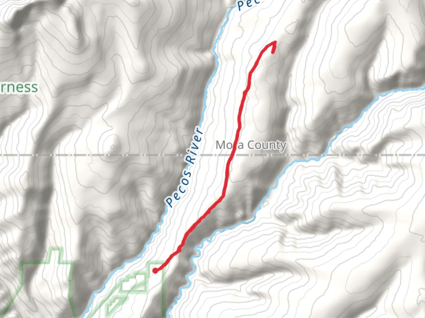 An image depicting the trail Hamilton Mesa Trail and its surrounding area.