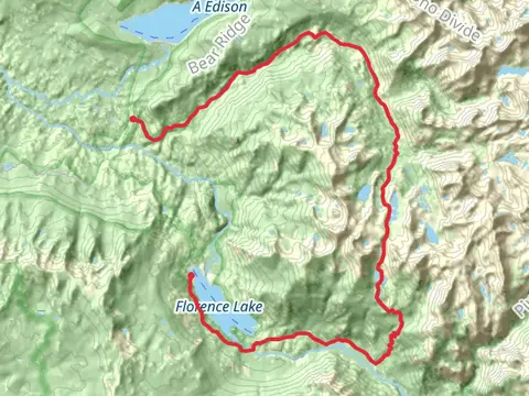 Bear Creek, Marie Lake and Florence Lake Trail