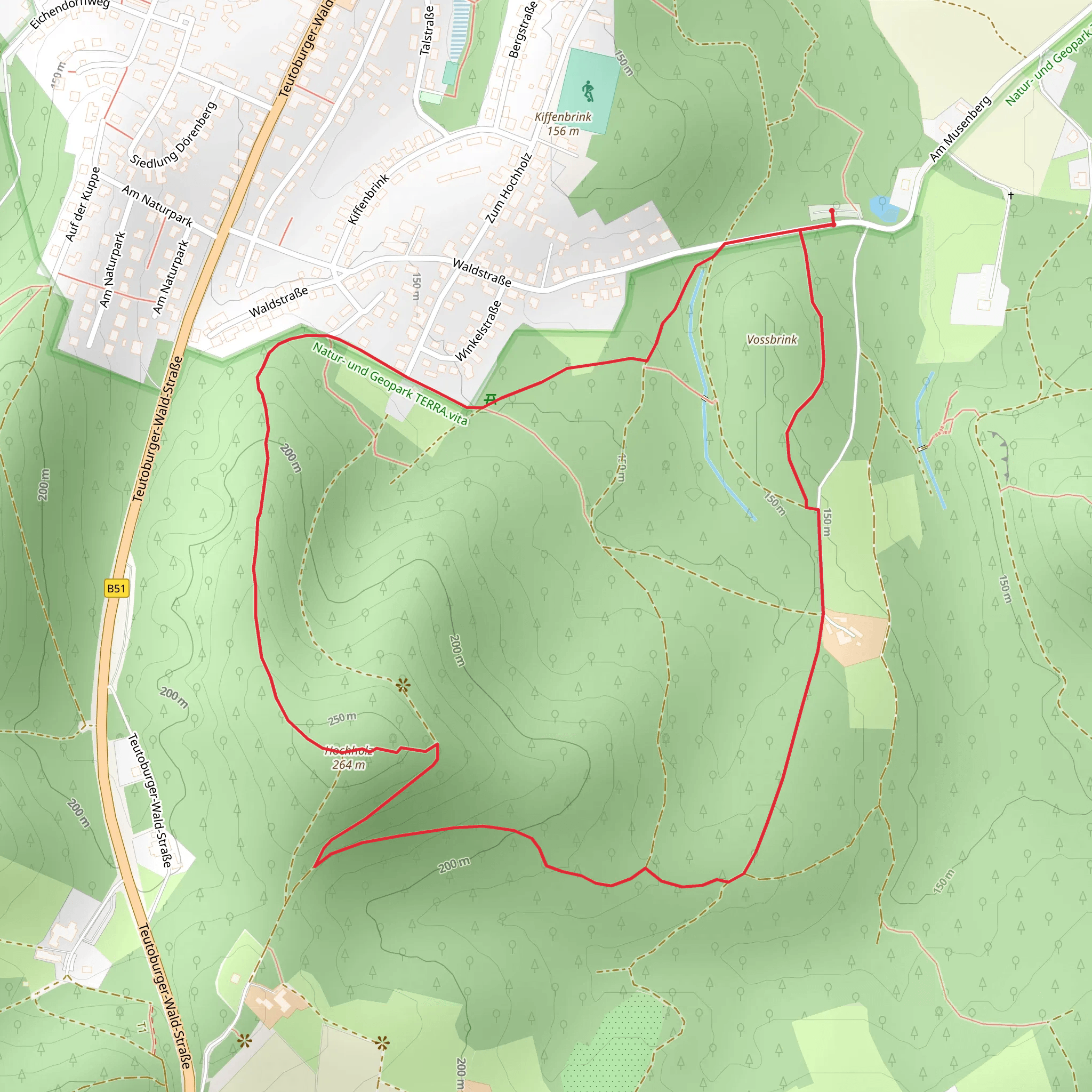 Hochholz Loop mobile static map