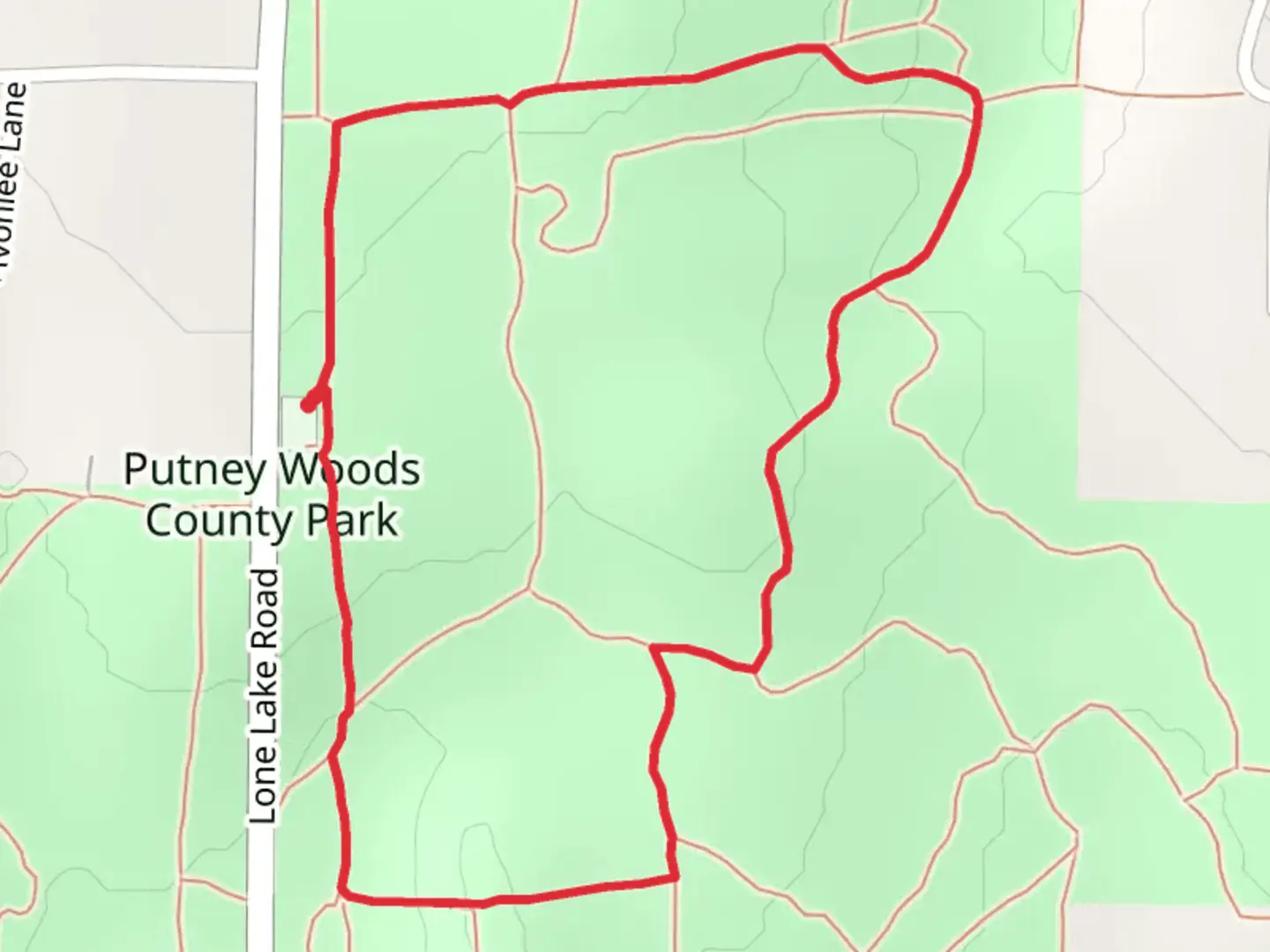 An image depicting the trail Coyote and The Trail of Wild Fell Loop and its surrounding area.