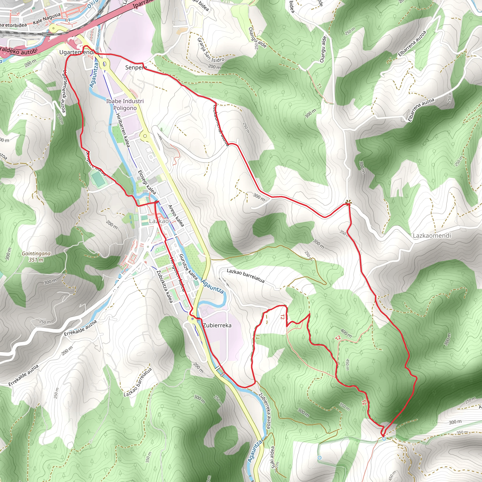 Lazkao - Iramendi PR GI 3 mobile static map