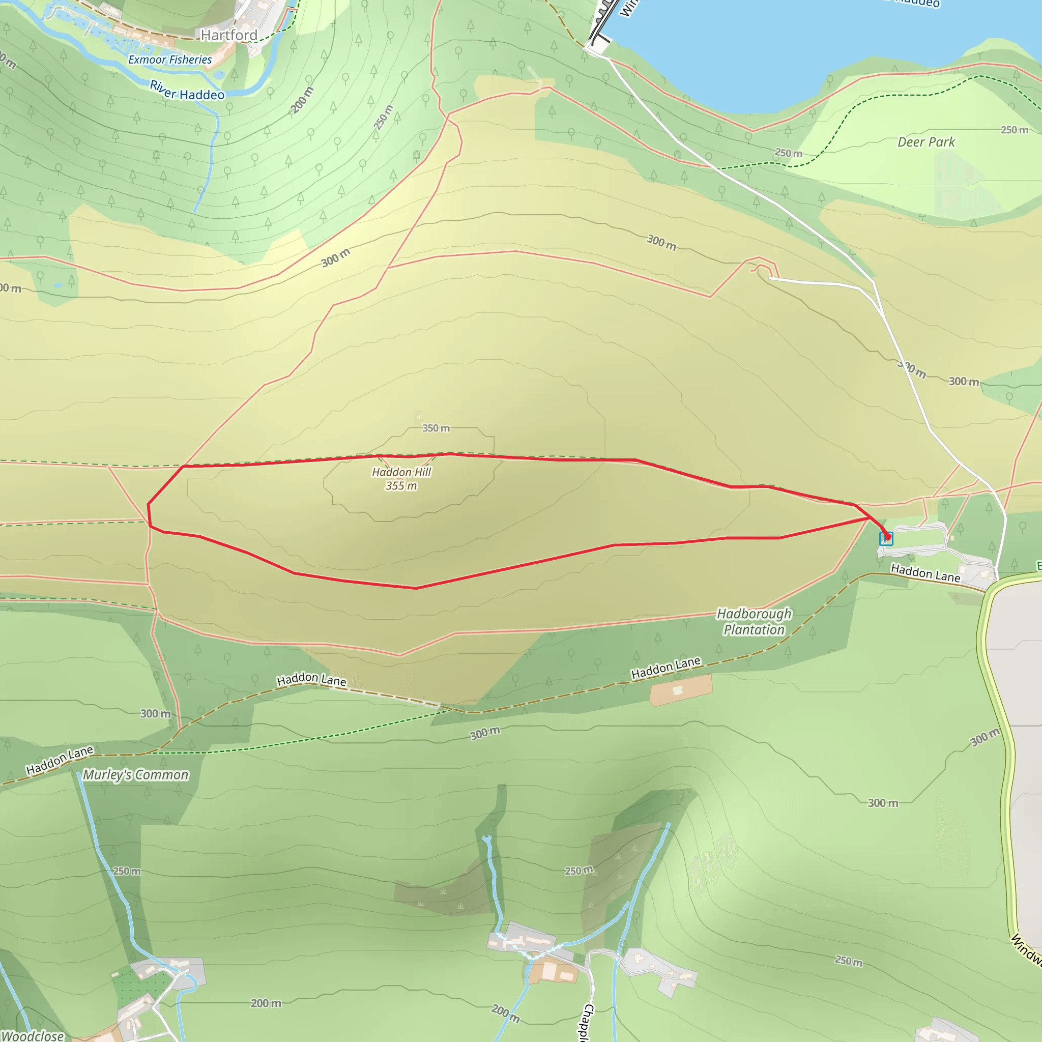 Haddon Hill mobile static map