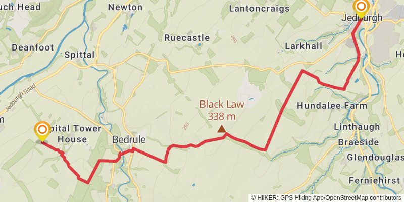 St Wilfrid's Way stage 6 Map