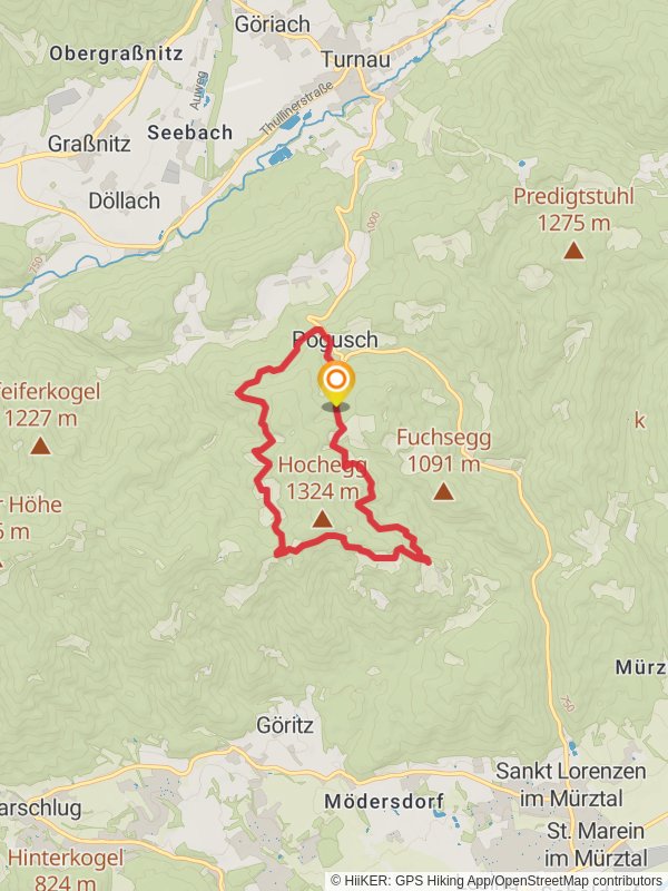 Romantischer Bründlweg mobile static map