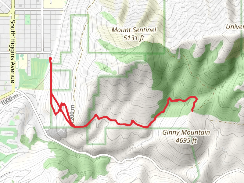 Mo Z Trail - Slant and Crooked Trail
