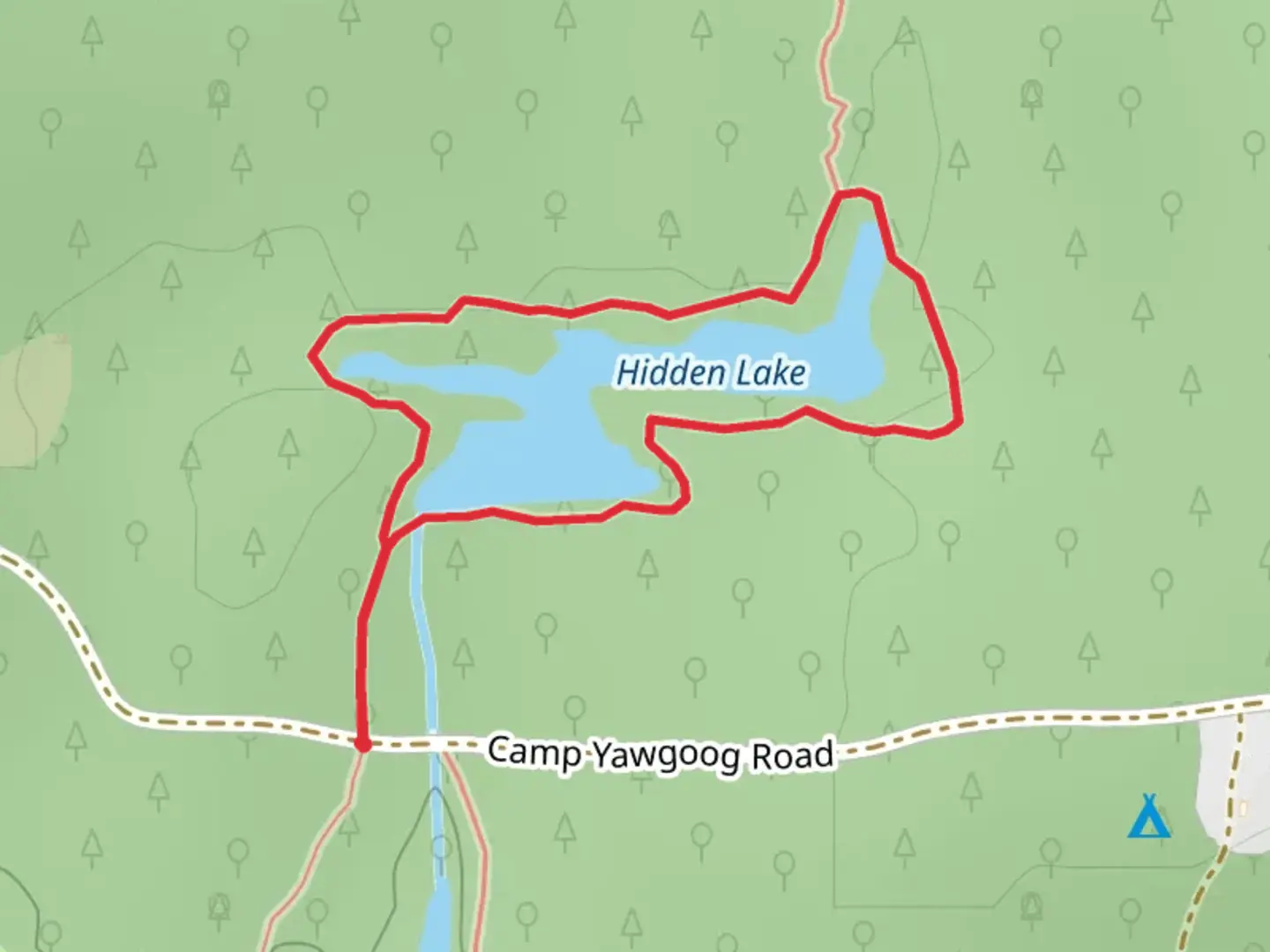 An image depicting the trail Hidden Lake Loop Trail and its surrounding area.