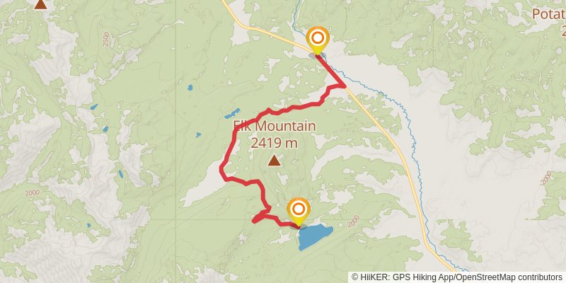Ultra Pedestrian North Loop stage 59 Map