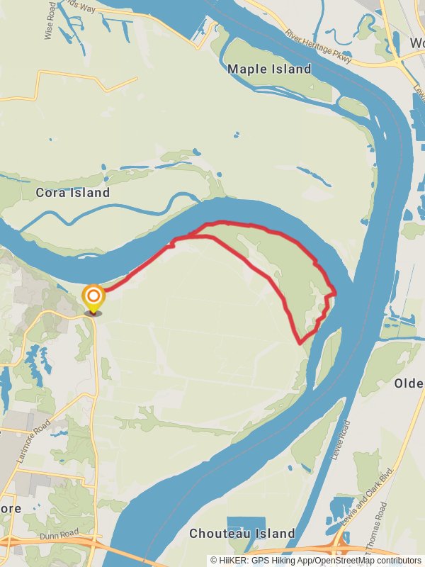 Walk along Missouri River Loop