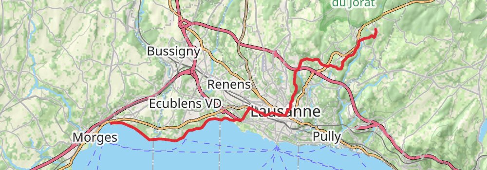 Camino Basel-Geneva via Bern stage 12 Map