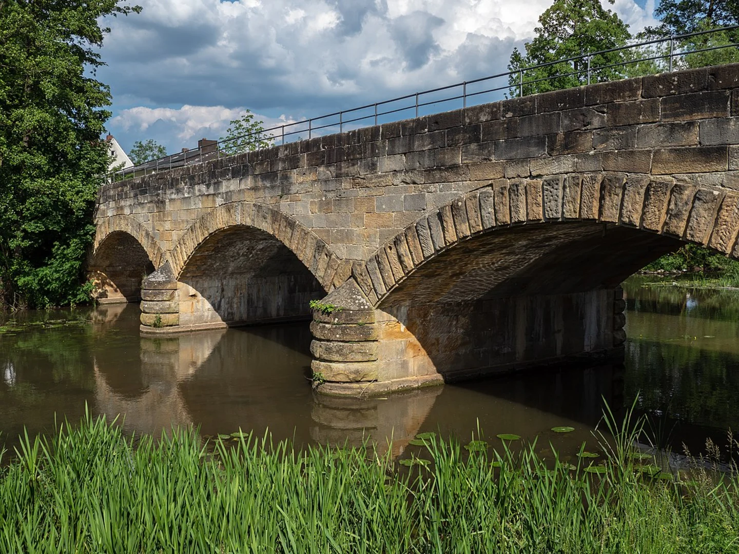 An image depicting the trail Baunach Sembergrunde and its surrounding area.