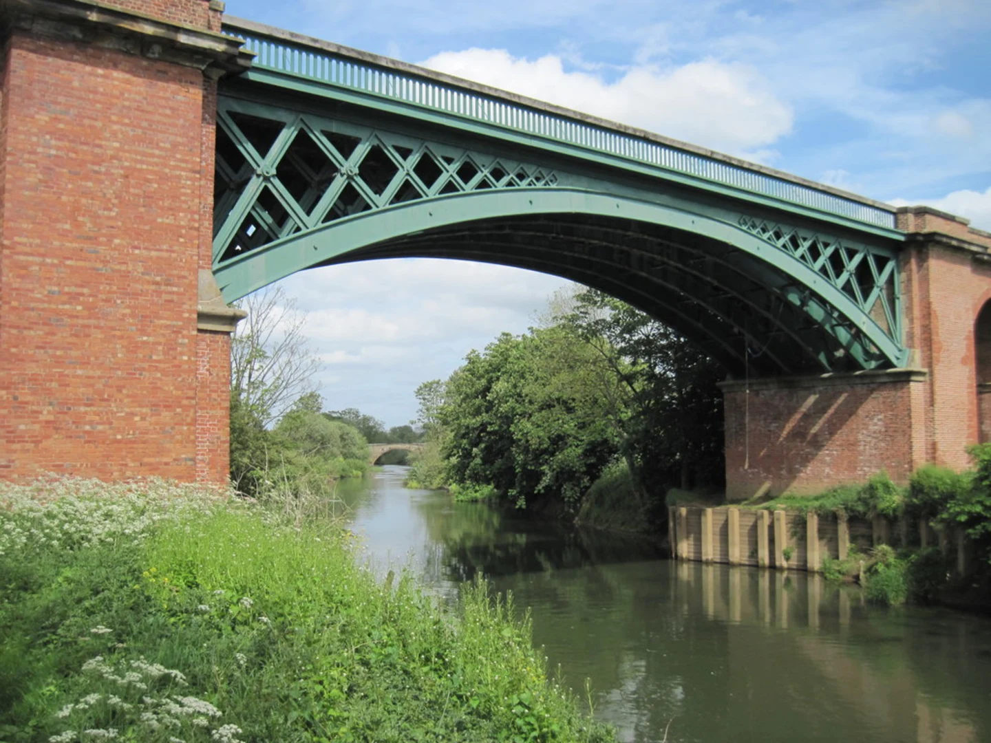 An image depicting the trail Stamford Bridge and River Derwent and its surrounding area.