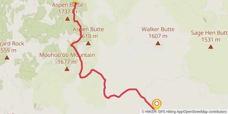 Ultra Pedestrian North Loop stage 132 Map