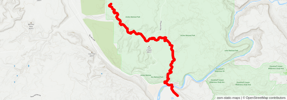 Southwestern Horseshoe Trail stage 2 Map