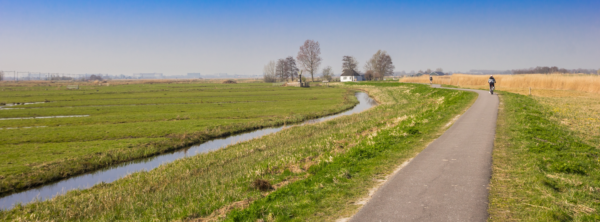 An image depicting the trail Beemster Loop via Vrouwen Weg and its surrounding area.