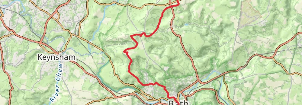 Cotswold Way 7-Day Moderate Tour (Hillwalk Tours) stage 5 Map