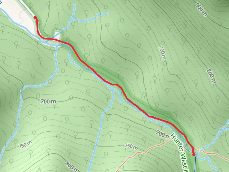 Diamond Notch Falls Trail