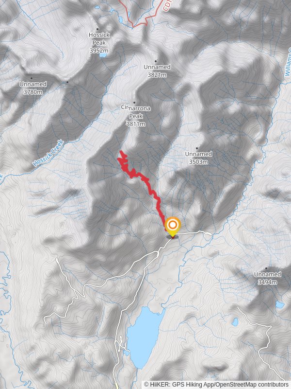 Cimarrona Trail - Short mobile static map