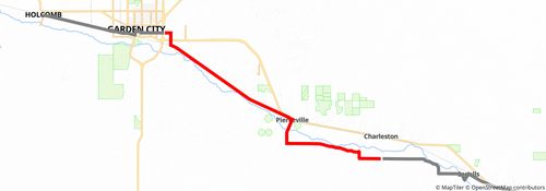 American Discovery Trail South Route stage 199 Map