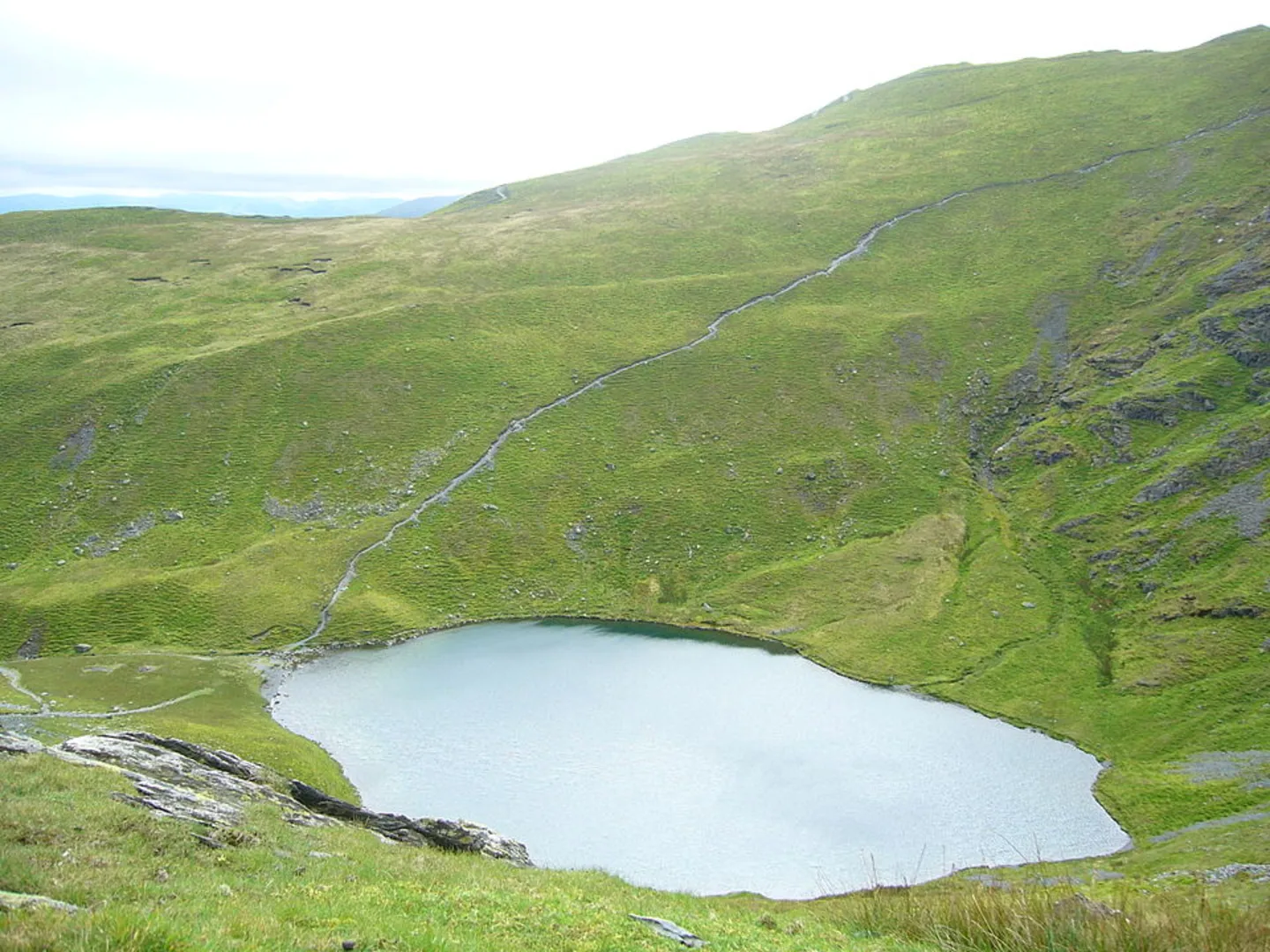 An image depicting the trail Blencathra and Scales Tarn Circular Hike and its surrounding area.