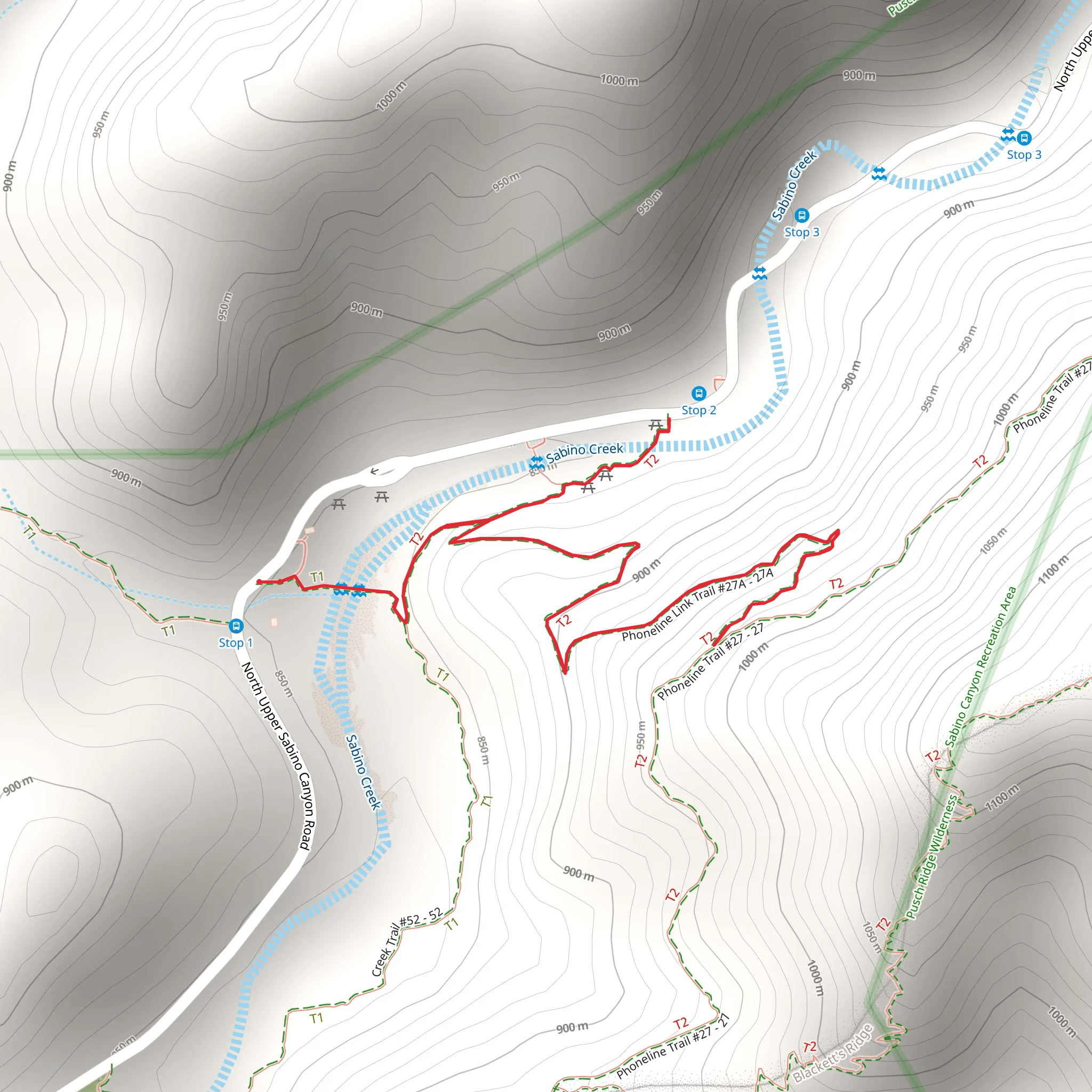 Phoneline Link Trail mobile static map