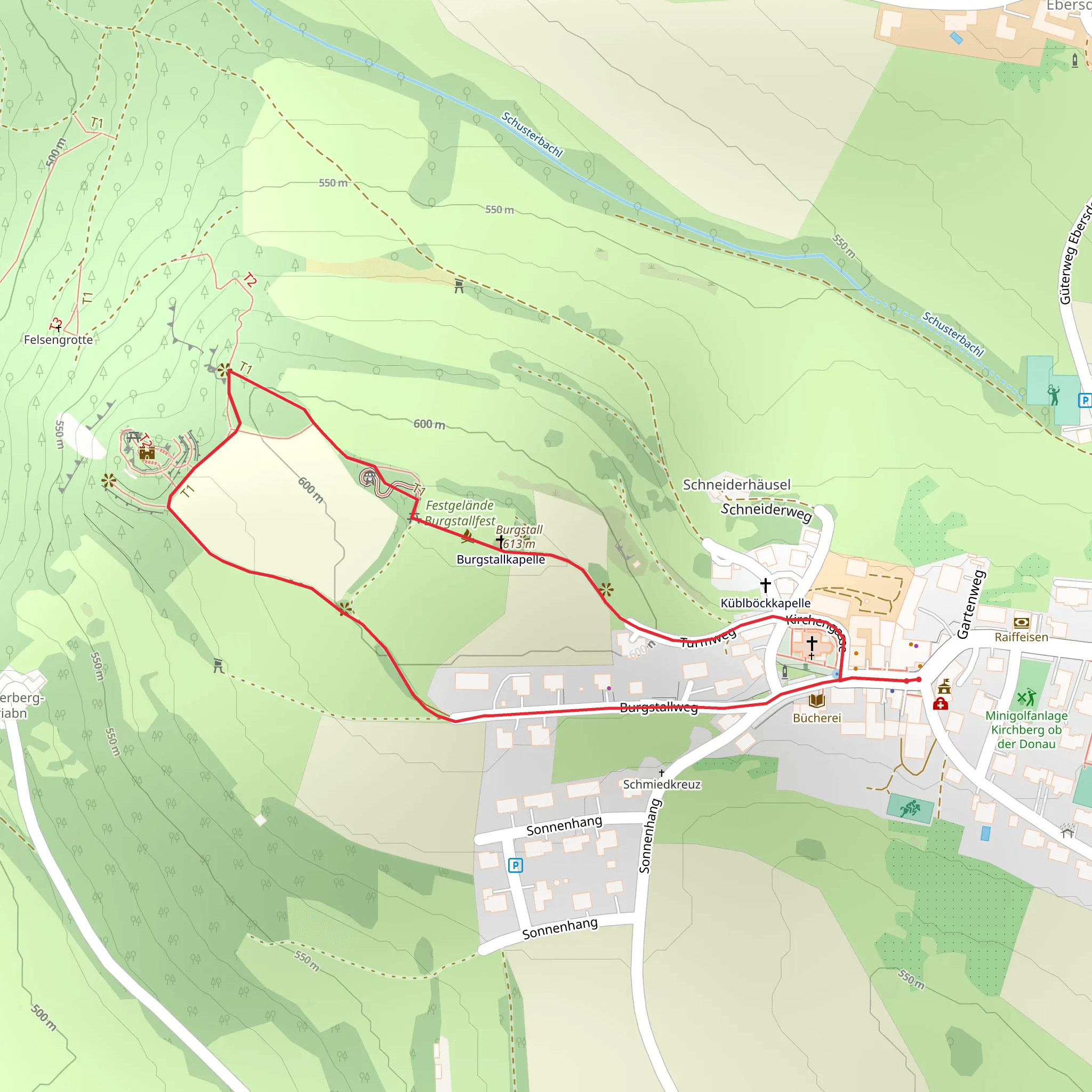 Small Burgstall Loop mobile static map