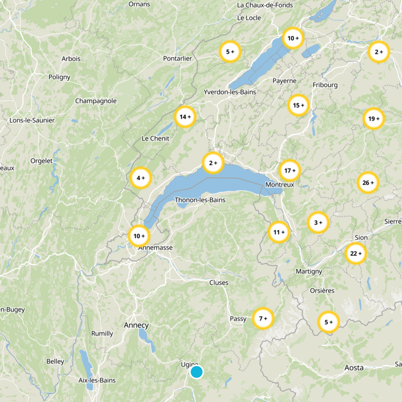 Thonon-les-Bains Static Map
