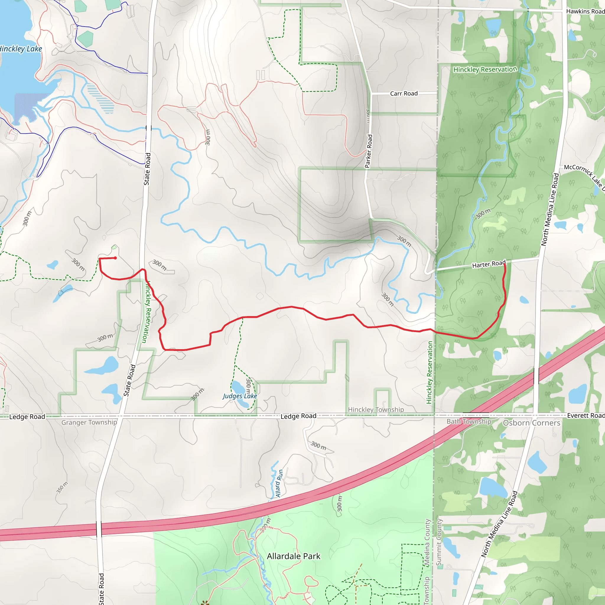 Carriage and Bridle Trail - State Road mobile static map