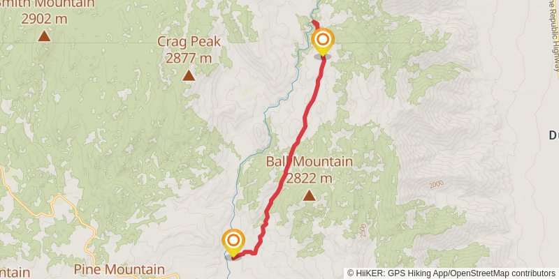 Wildrose Trail stage 2 Map