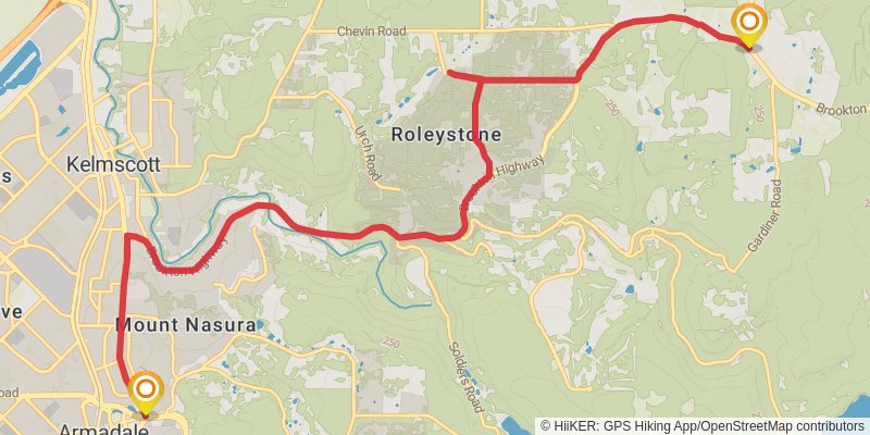 WA Cider Trail stage 3 Map