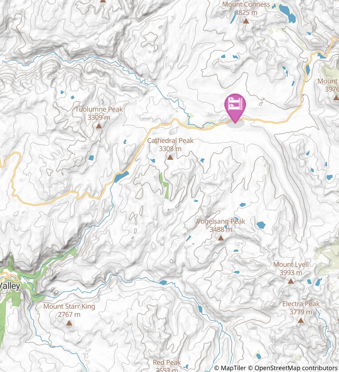 High Sierra Camps Map High Sierra Camps Loop | California | Campgrounds And Places To Stay