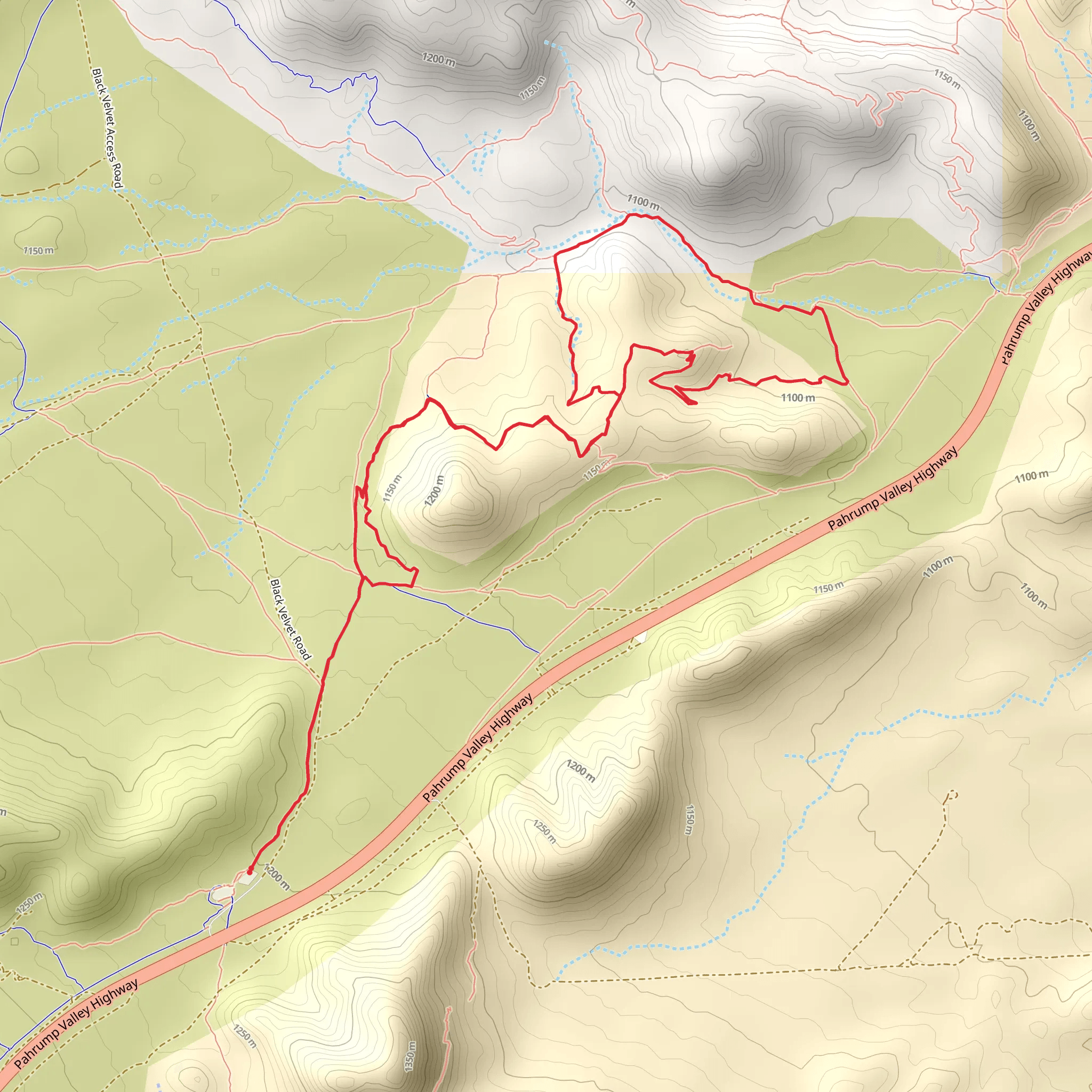 Ducky - Dirt Road Sprint, Beginner and Landmine Loop mobile static map
