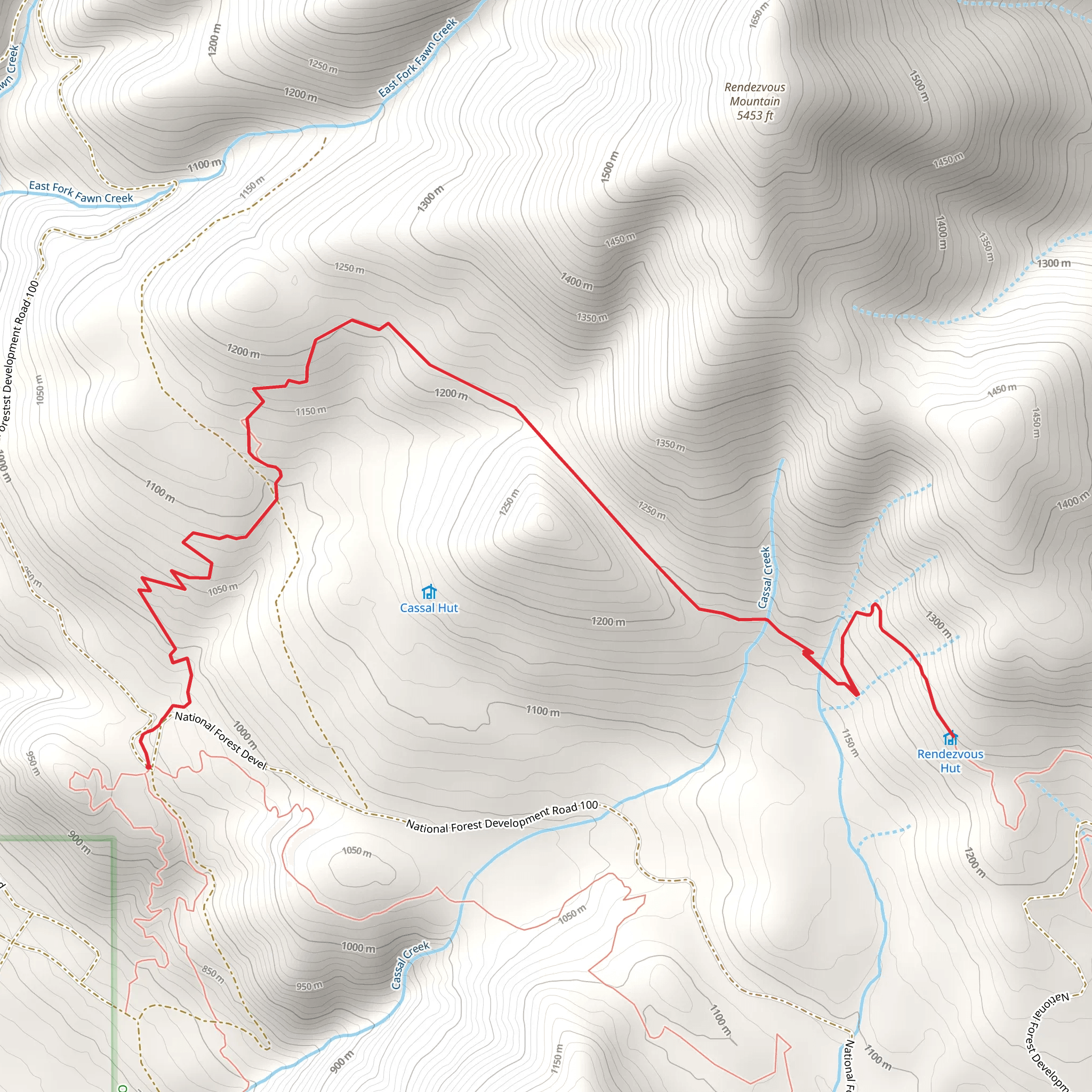 Renezvous Loop - Happy Ending mobile static map