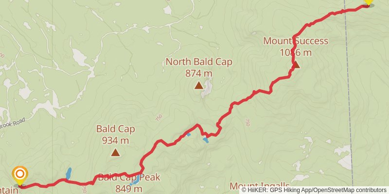 Appalachian Trail stage 186 Map