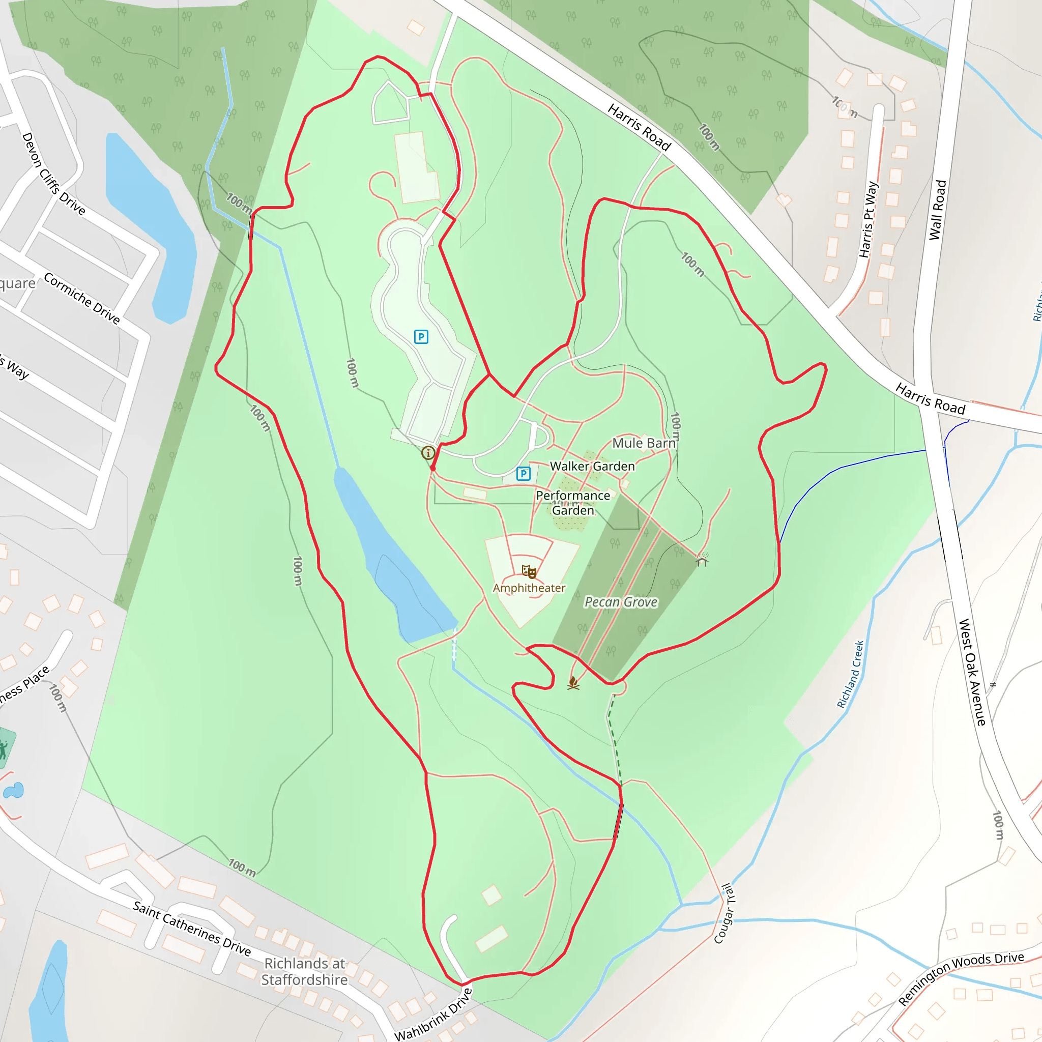 E Carroll Joyner Park Loop mobile static map