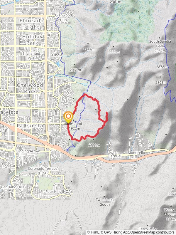 Mano Loop Trail mobile static map