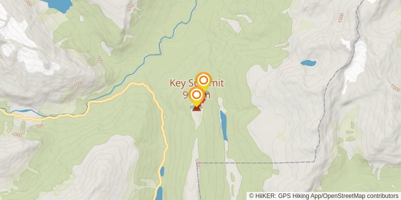 Routeburn Track spur 1 Map