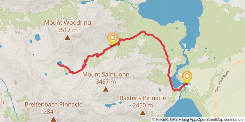 Holly Lake Trail stage 2 Map