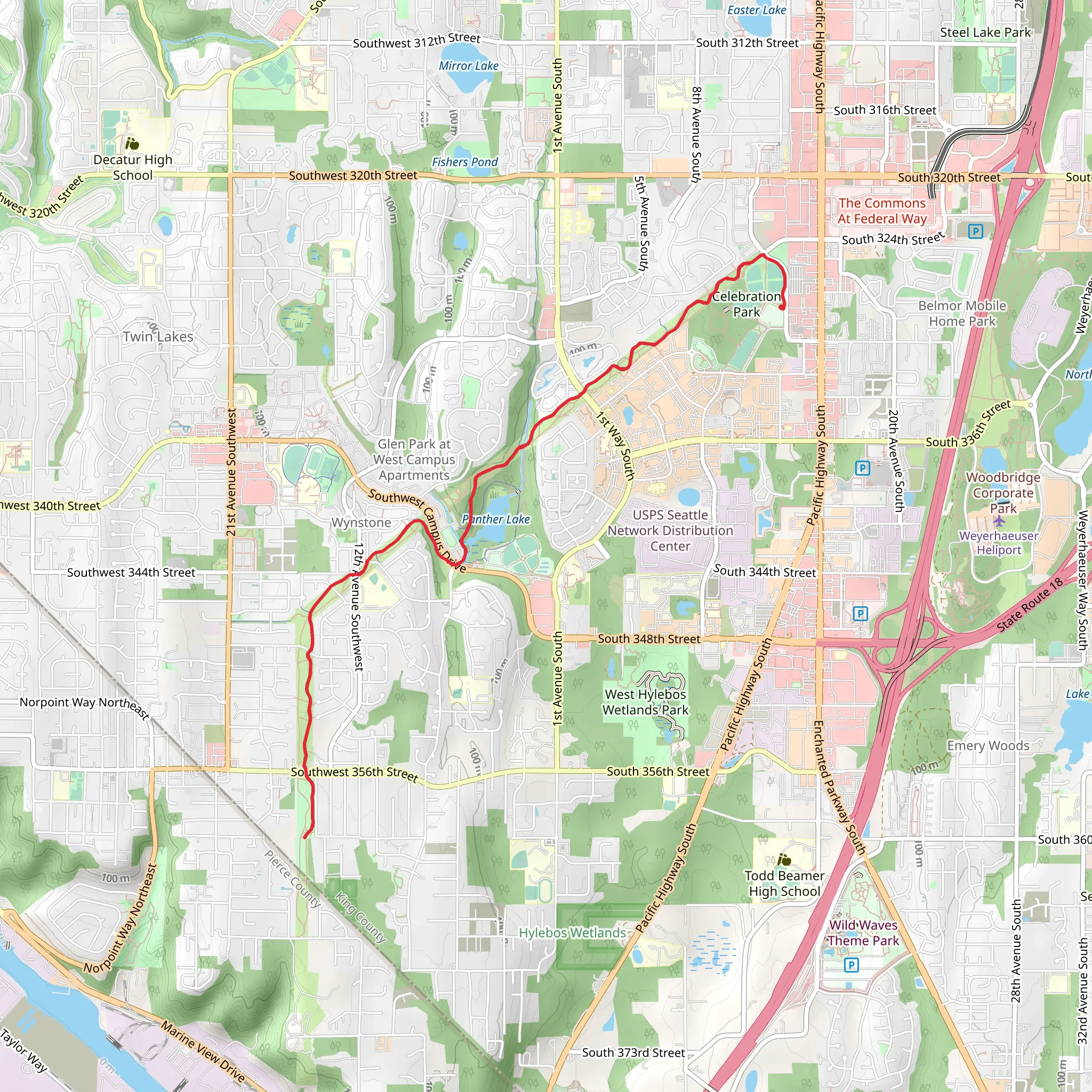 BPA Trail mobile static map