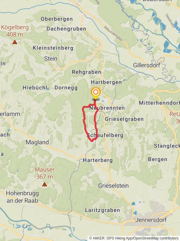 Für Grenzgänger - Weg 2 mobile static map