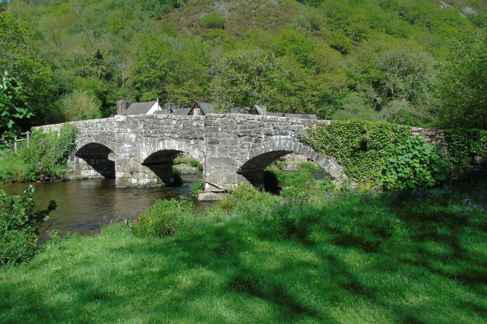 An image depicting the trail River Teign Loop - Chagford and its surrounding area.