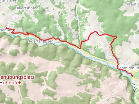 Schmidmuhlen to Hohenburg Walk