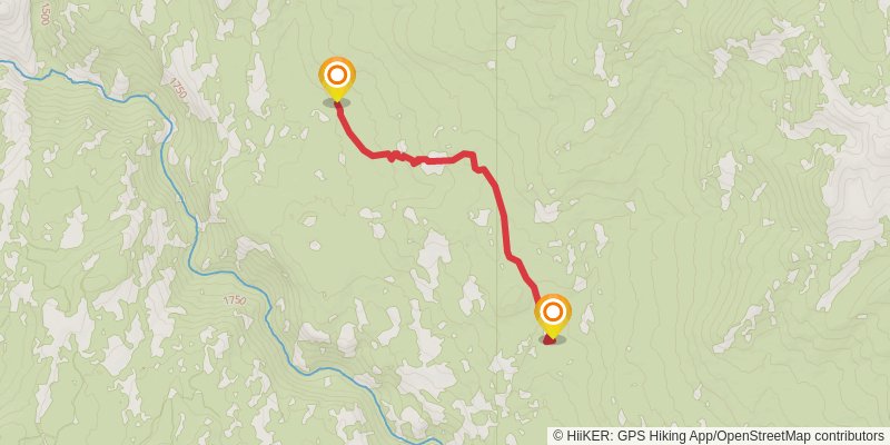 Ruby Meadow Trail stage 2 Map