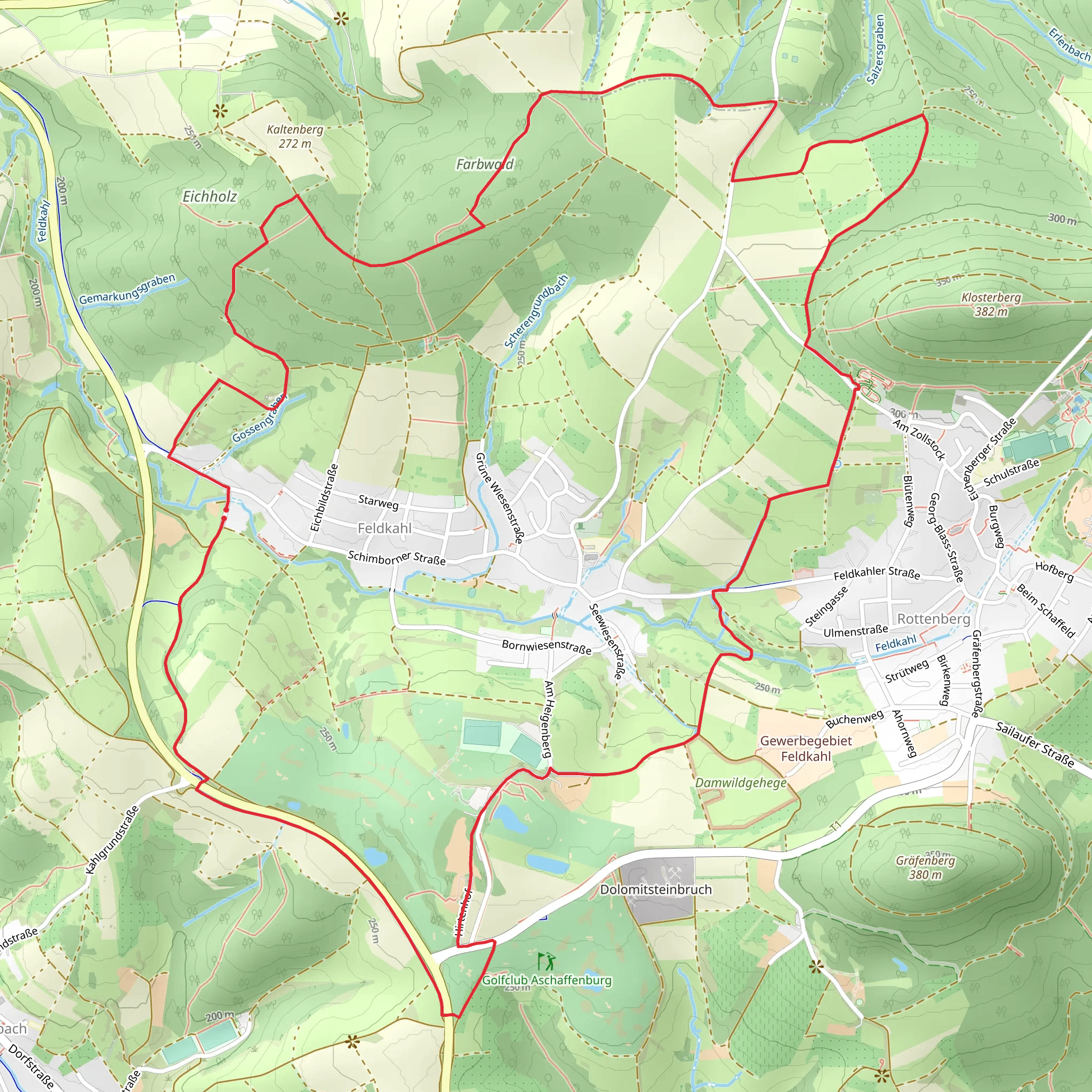 Hirtenhof Loop mobile static map