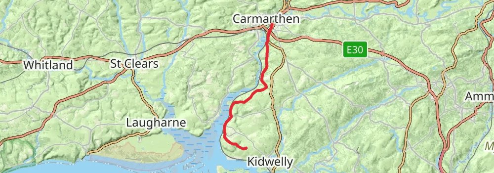 Wales Coast Path stage 59 Map