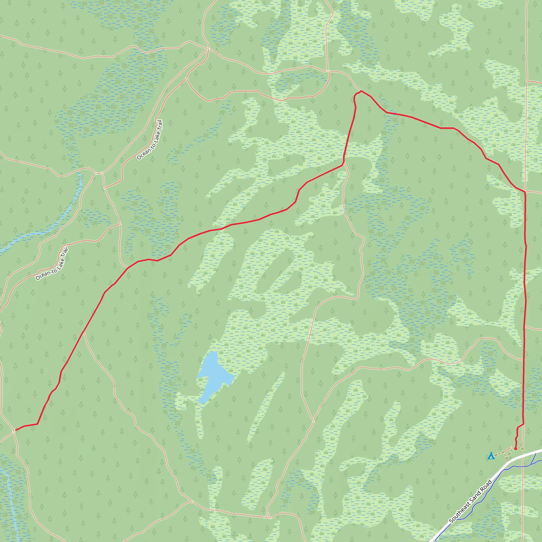 Red Trail - Eeagle View mobile static map