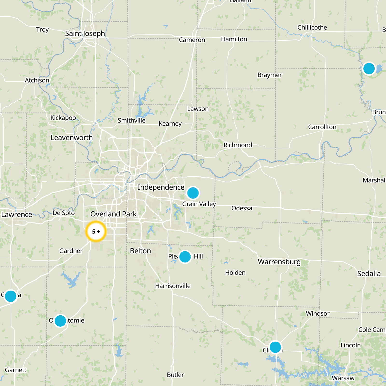 Jackson County Static Map